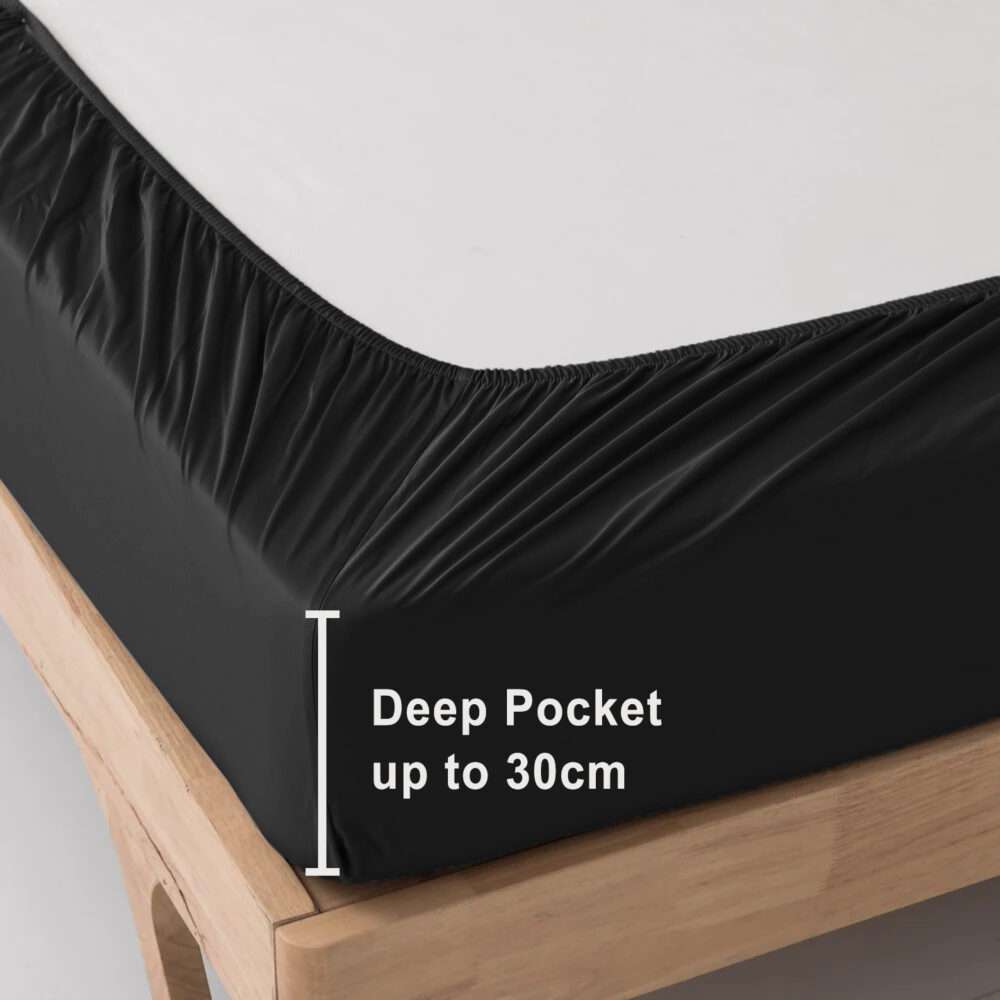 Luxury Bed Sheet Gray n Black 4