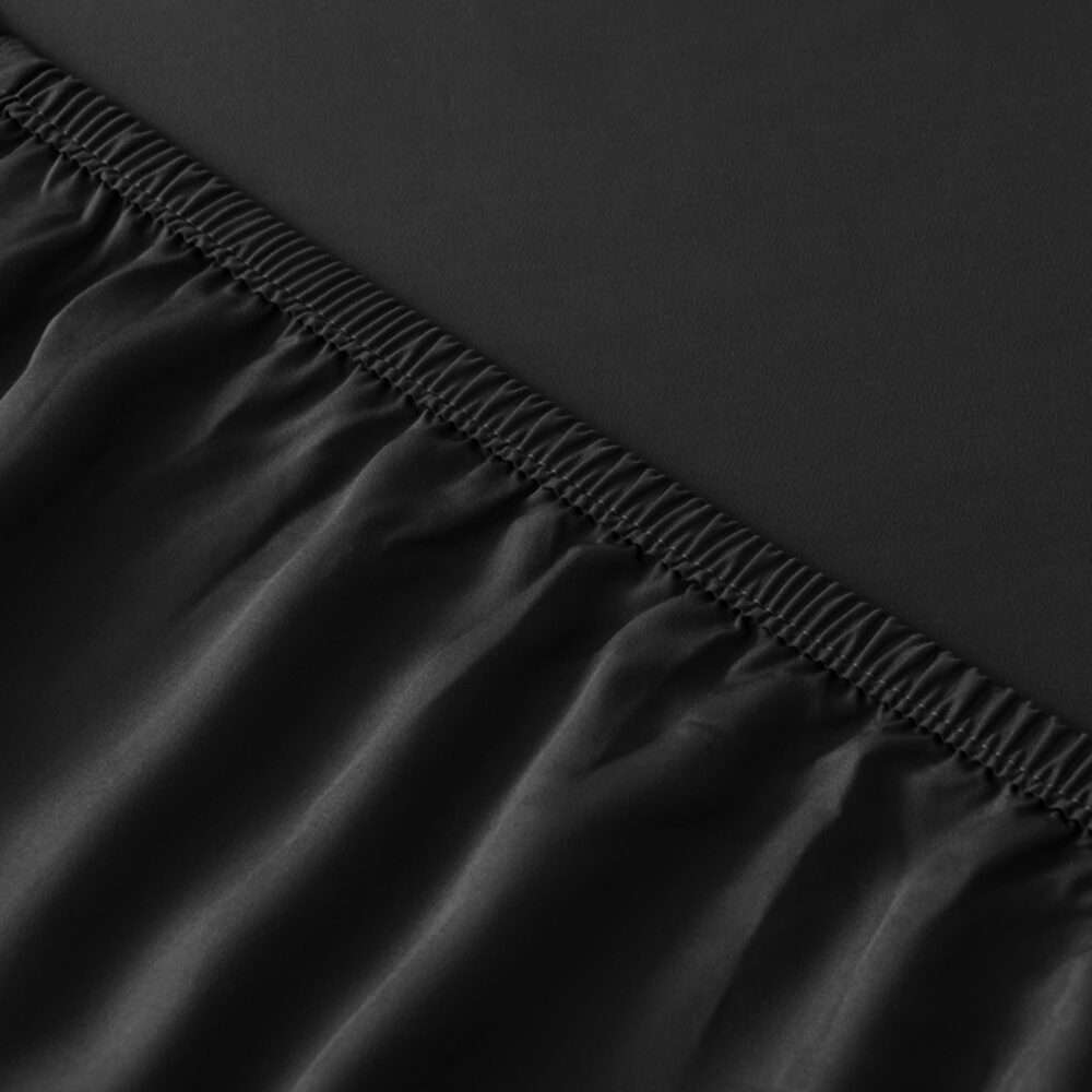 Luxury Bed Sheet Gray n Black 5