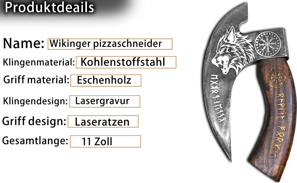 Novahaven Valkyrie's Shadow Black Beauty Pizza Axe - Harness the Dark Power of the Valkyrie! Master Every Slice with Legendary Precision - The Ultimate Tool for Elite Chefs, Pizza Champions, and Vikin - Image 10