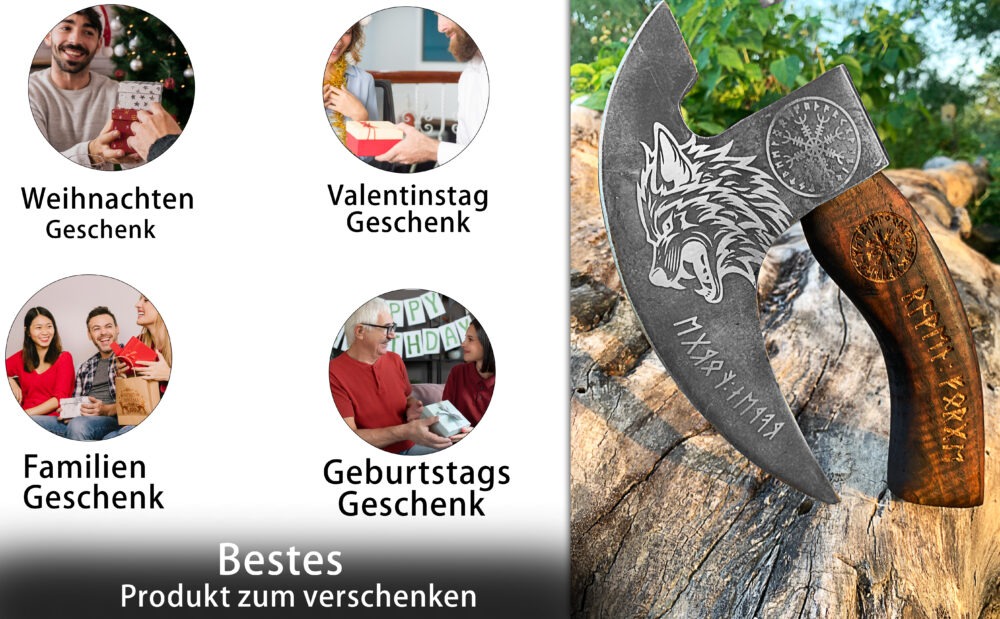 Novahaven Valkyrie's Shadow Black Beauty Pizza Axe - Harness the Dark Power of the Valkyrie! Master Every Slice with Legendary Precision - The Ultimate Tool for Elite Chefs, Pizza Champions, and Vikin - Image 8