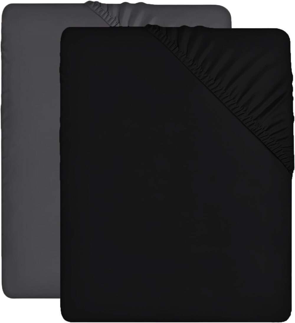 Luxury Bed Sheet Gray n Black 6