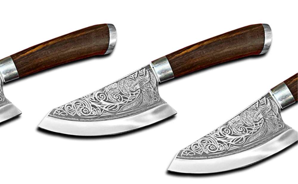 NovaHaven Lagertha Viking Chopper – AI-Designed Multi-Purpose Knife for Cutting, Chopping, and Slicing with Premium Laser-Engraved Stainless Steel - Image 6